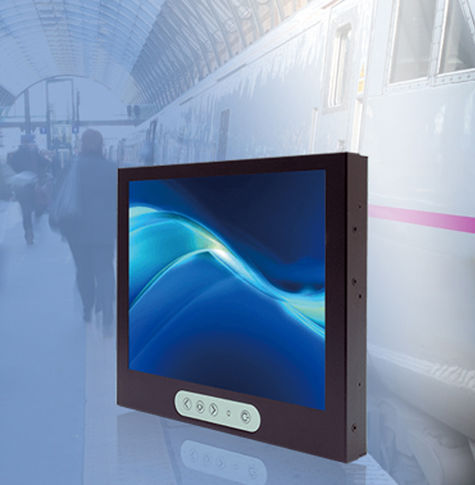 Rail contract is supplied with “Litemax 1068E 10.4” TFT LCD Displays