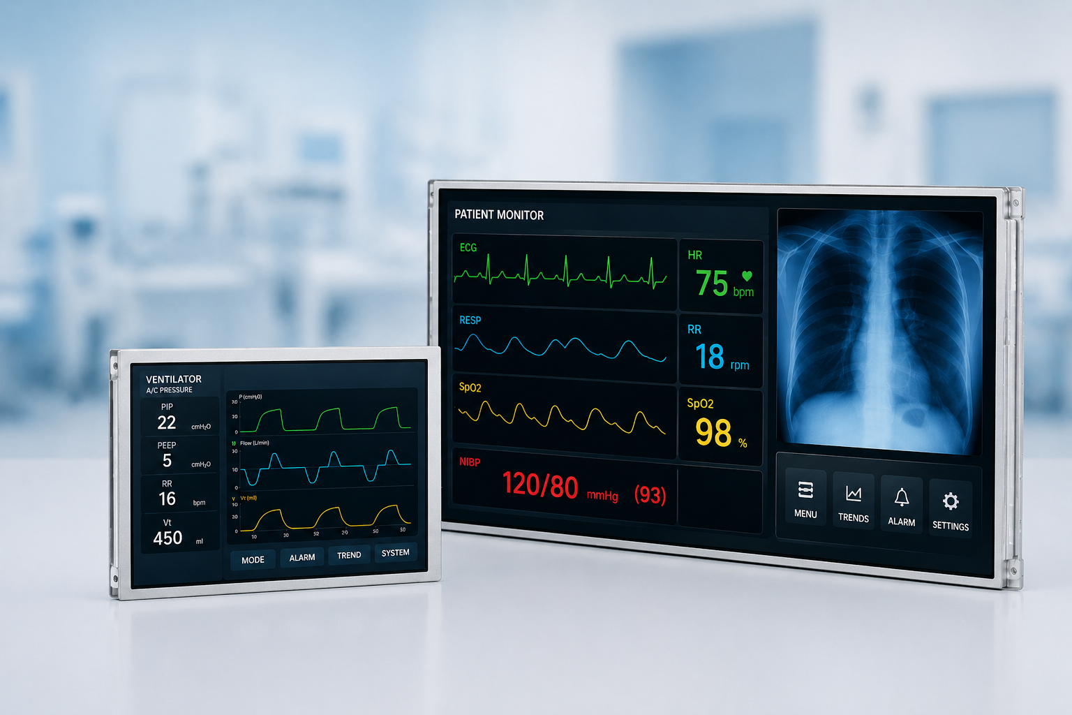 FORTEC UK Expands Medical Display Offering with Two New AUO TFT Displays